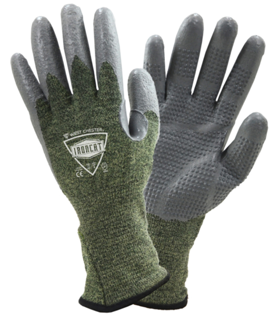 PIP® X-Large Ironcat 13 Gauge Kevlar® Armid Fiber Cut Resistant Gloves With FR Silicone Coating