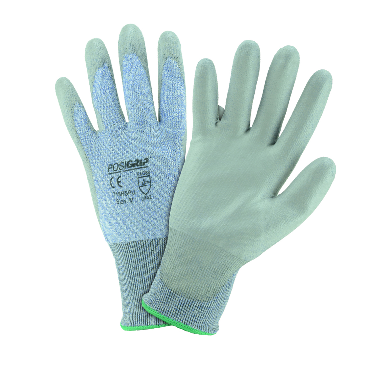 PIP® Large PosiGrip® 18 Gauge High Performance Polyethylene Cut Resistant Gloves With Polyurethane Coating