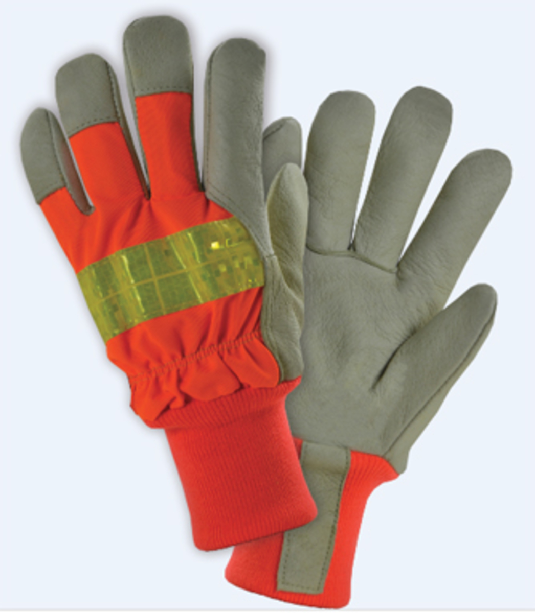 PIP® Medium Beige Pigskin Positherm™ Lined Cold Weather Gloves