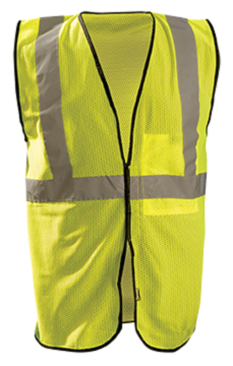 OccuNomix HiViz Yellow MeshPolyester Vest OCCECOGC-Y4/5X for sale online at autumn supply