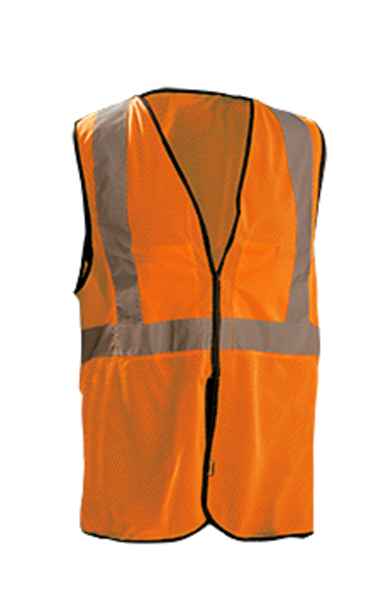 OccuNomix Large - X-Large Hi-Viz Orange Mesh/Polyester Break-Away Vest