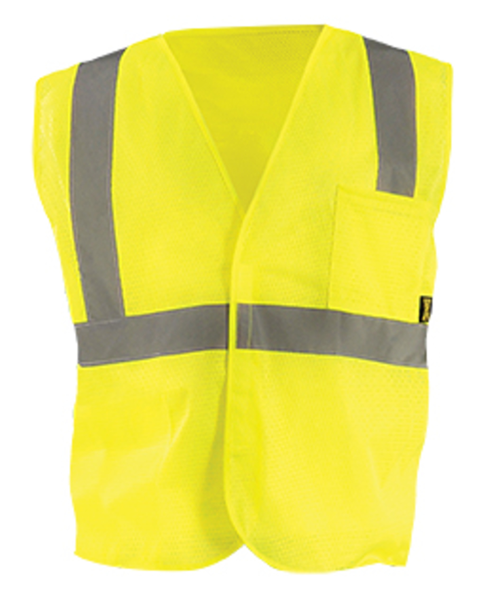 OccuNomix HiViz Yellow MeshPolyester Vest OCCECO-IM-Y3X for sale online at autumn supply