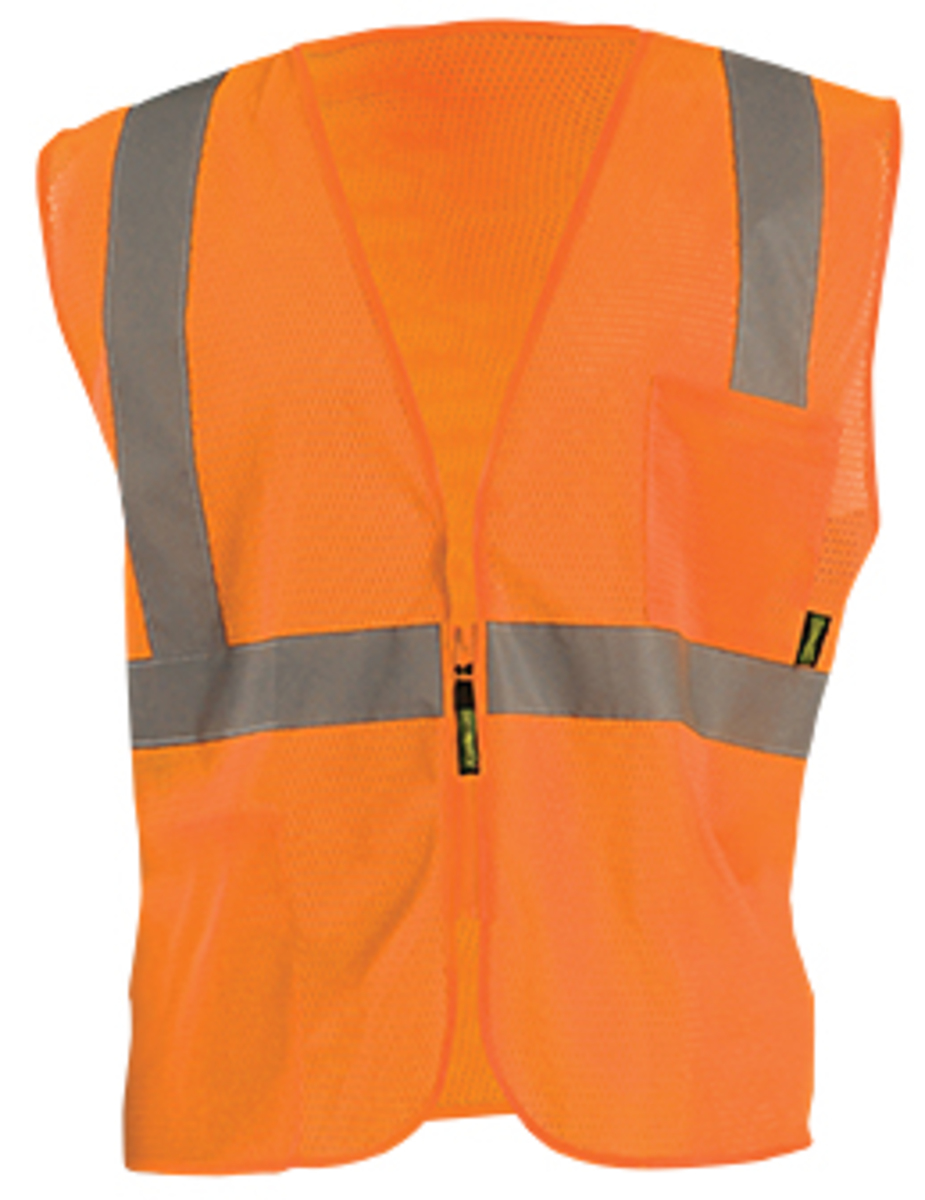 OccuNomix 3X Hi-Viz Orange Mesh/Polyester Vest