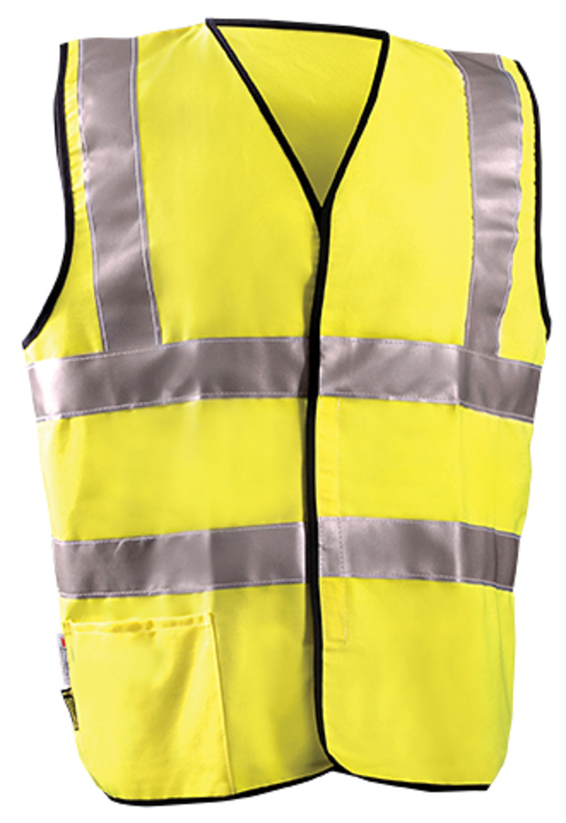 OccuNomix 2X Hi-Viz Yellow Cotton/Polyester Vest