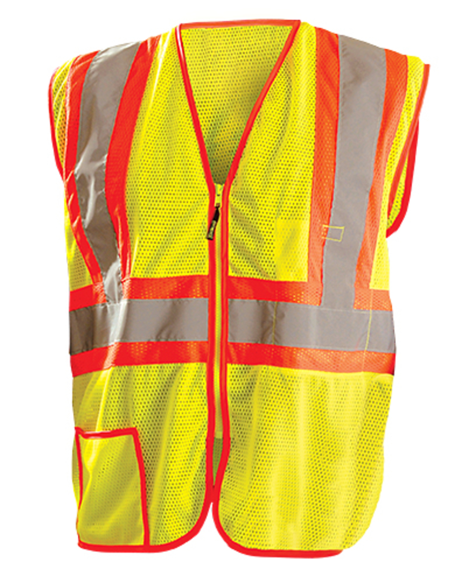 OccuNomix HiViz Yellow MeshPolyester Vest OCCSSCLC2Z-Y5X for sale online at autumn supply