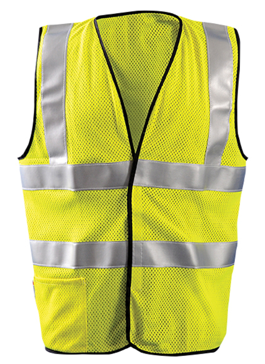OccuNomix HiViz Yellow AramidMeshModacrylic Flame Res OCCSSFGCFR-Y3X for sale online at autumn supply