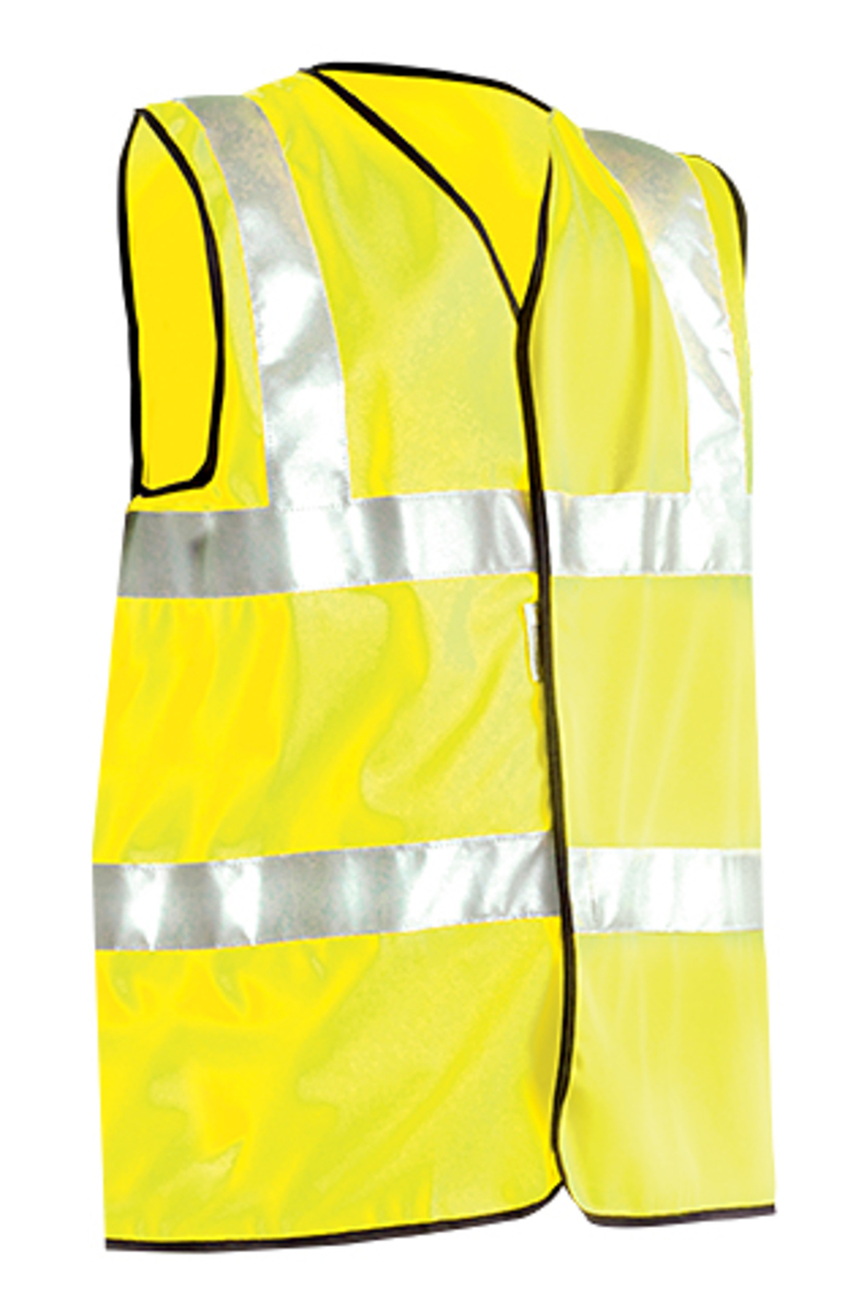 OccuNomix XLarge HiViz Yellow Polyester Dual Stripe V OCCSSFULLG-YXL for sale online at autumn supply