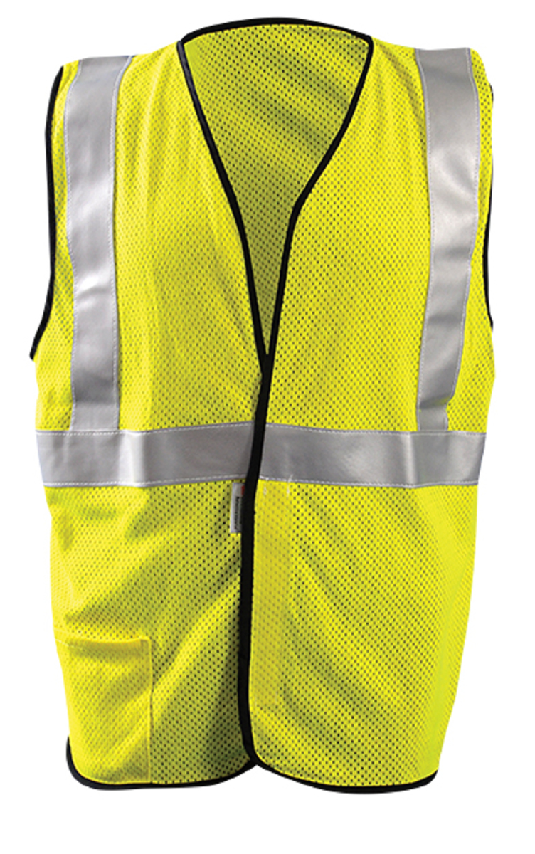 OccuNomix Medium Hi-Viz Yellow Aramid/Mesh/Modacrylic Vest