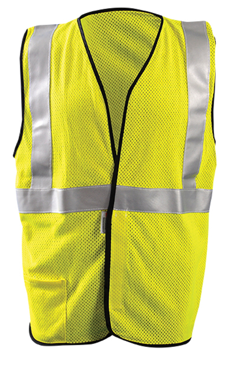 OccuNomix X-Large Hi-Viz Yellow Aramid/Mesh/Modacrylic Vest