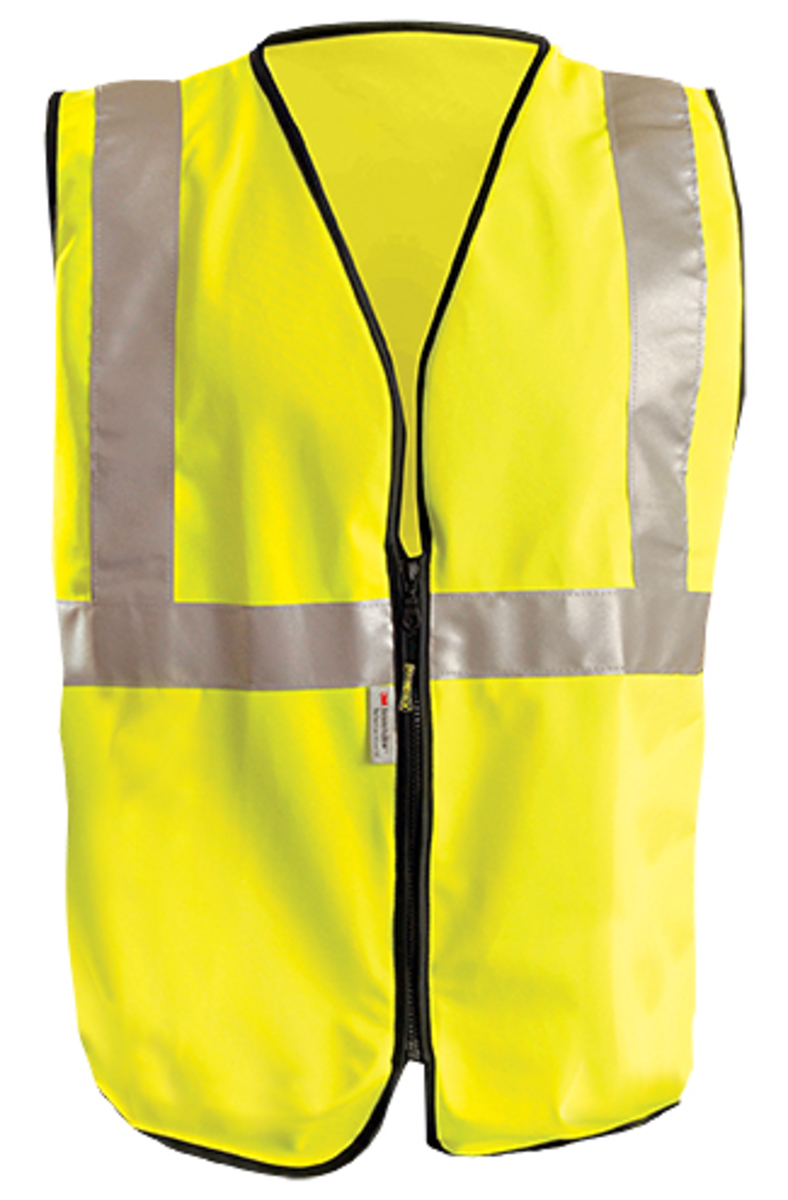 OccuNomix HiViz Yellow MeshPolyester Vest OCCSSGZ-Y4X for sale online at autumn supply