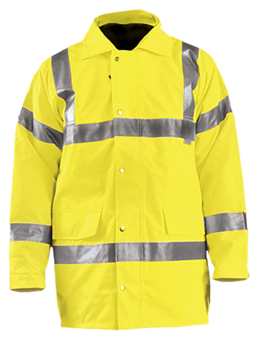 OccuNomixHiViz Yellow Polyester 5in1 Parka Jacket OCCTJFS-YL for sale online at autumn supply