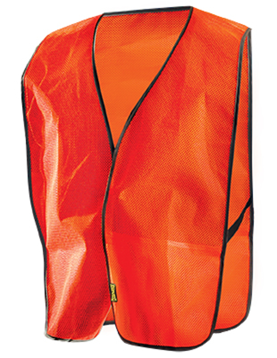 OccuNomix X-Large Hi-Viz Orange And Orange Economy/OccuLux®/Value™ Mesh Vest With Front Hook And Loop Closure