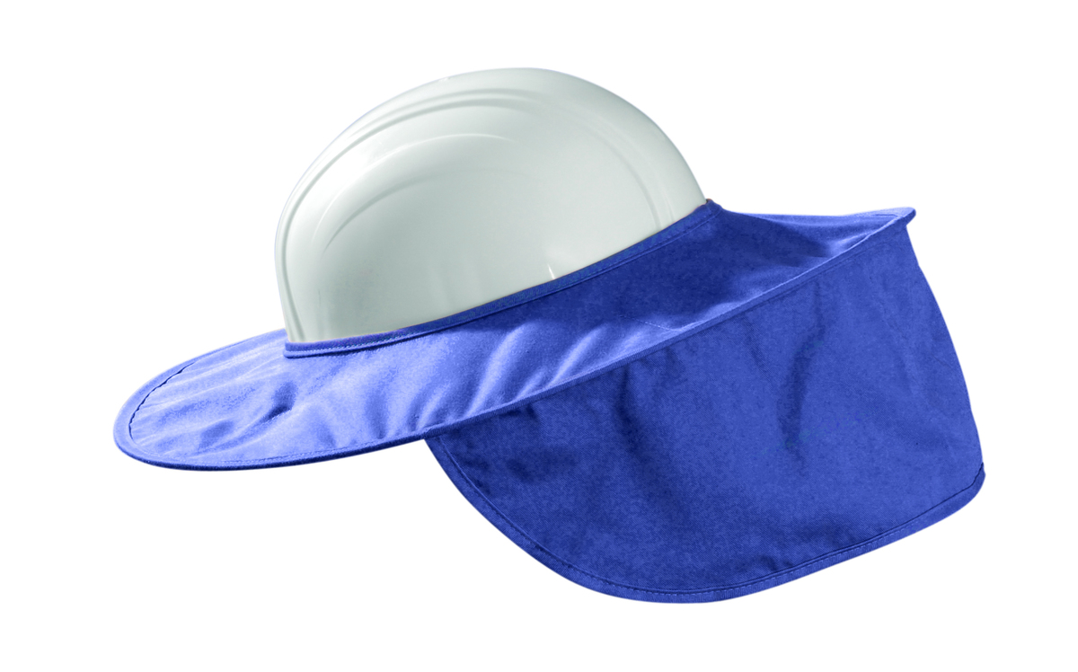 OccuNomix Blue Cotton/Twill Hard Hat Shade Neck Protector