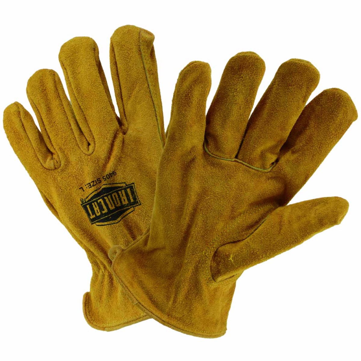 PIP® 2X Bourbon Premium Split Cowhide Unlined Drivers Gloves