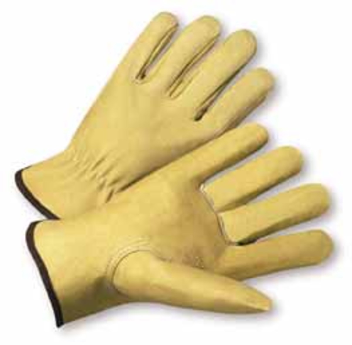 PIP® Large Natural Select Grain Pigskin Unlined Drivers Gloves