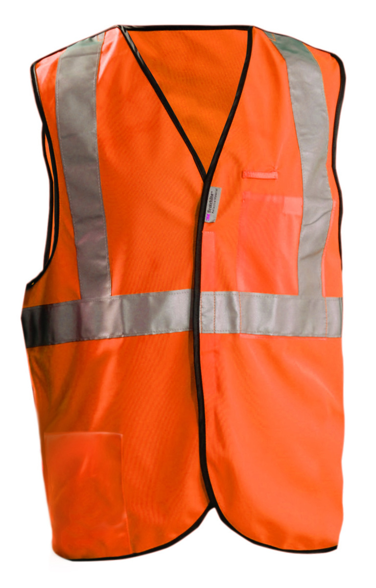 OccuNomix X-Large Hi-Viz Orange Polyester Break-Away Vest