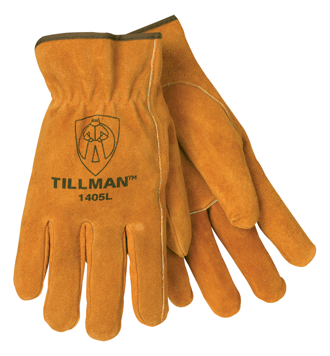Tillman® Russet Standard Split Grain Cowhide Unlined Drivers Gloves