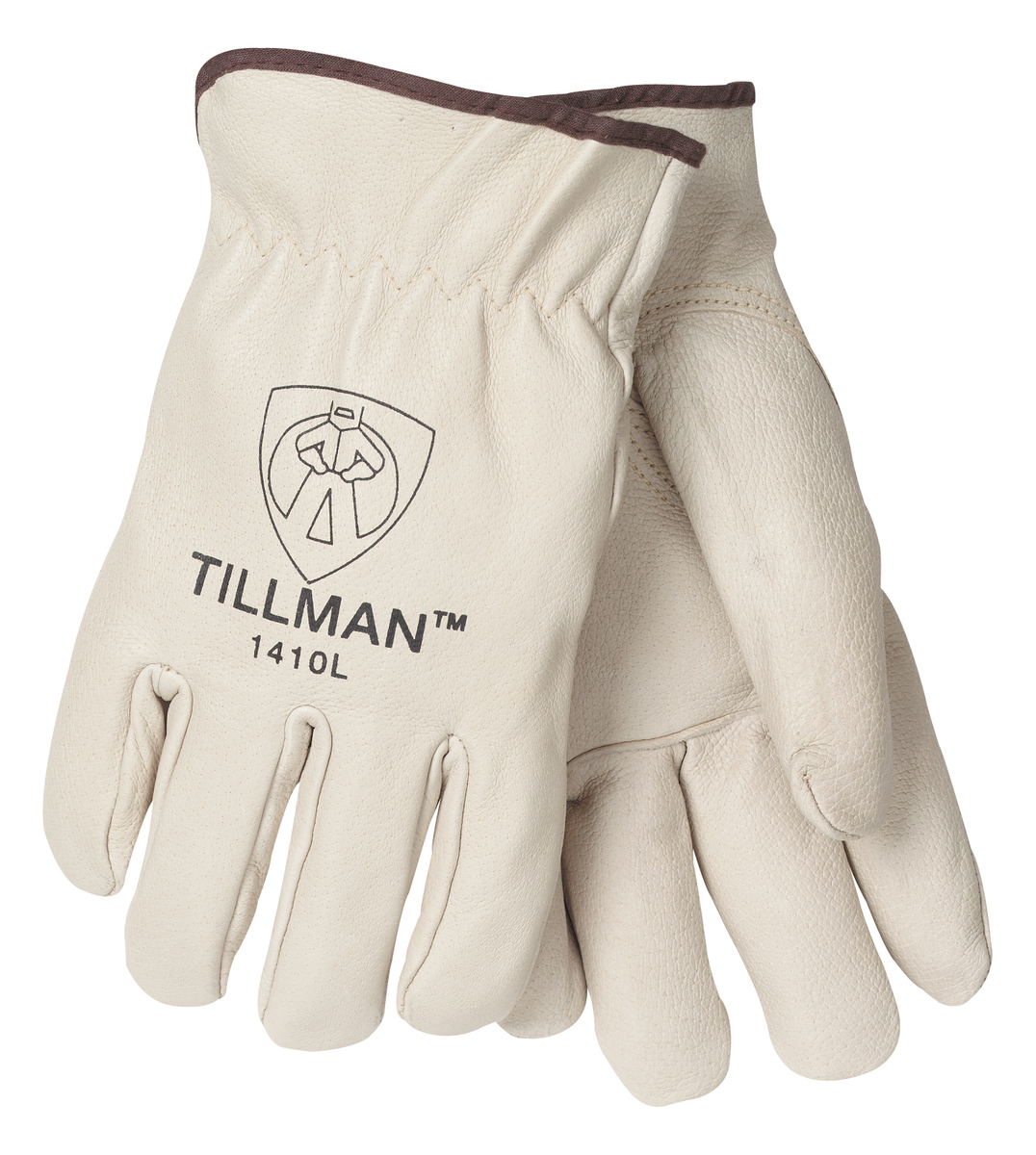 Tillman® Medium Pearl Premium Top Grain Pigskin Unlined Drivers Gloves