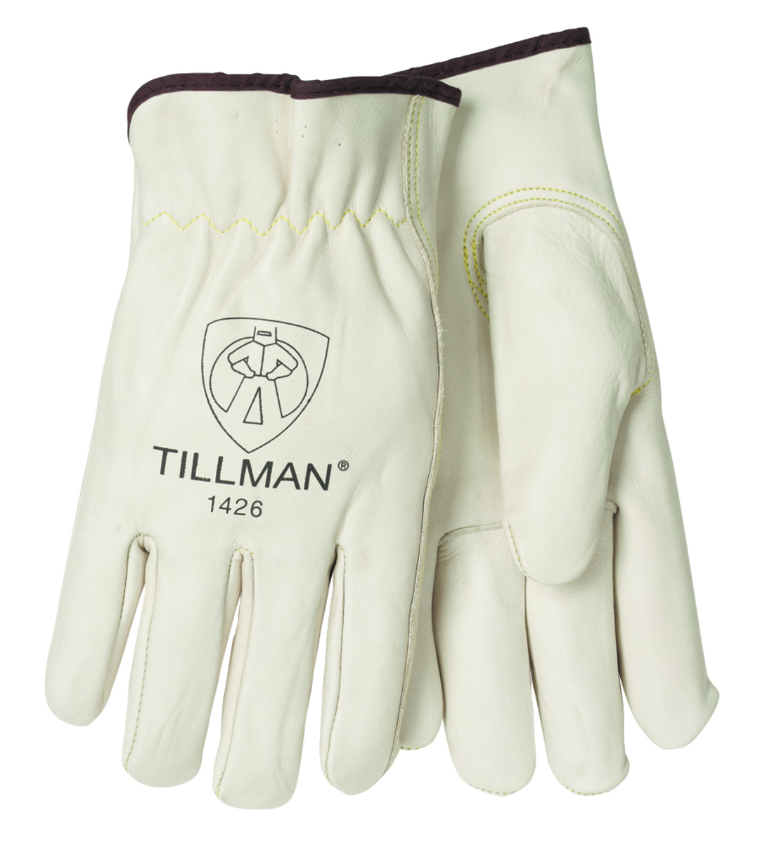 Tillman® Large Pearl Standard Top Grain Cowhide Unlined Drivers Gloves
