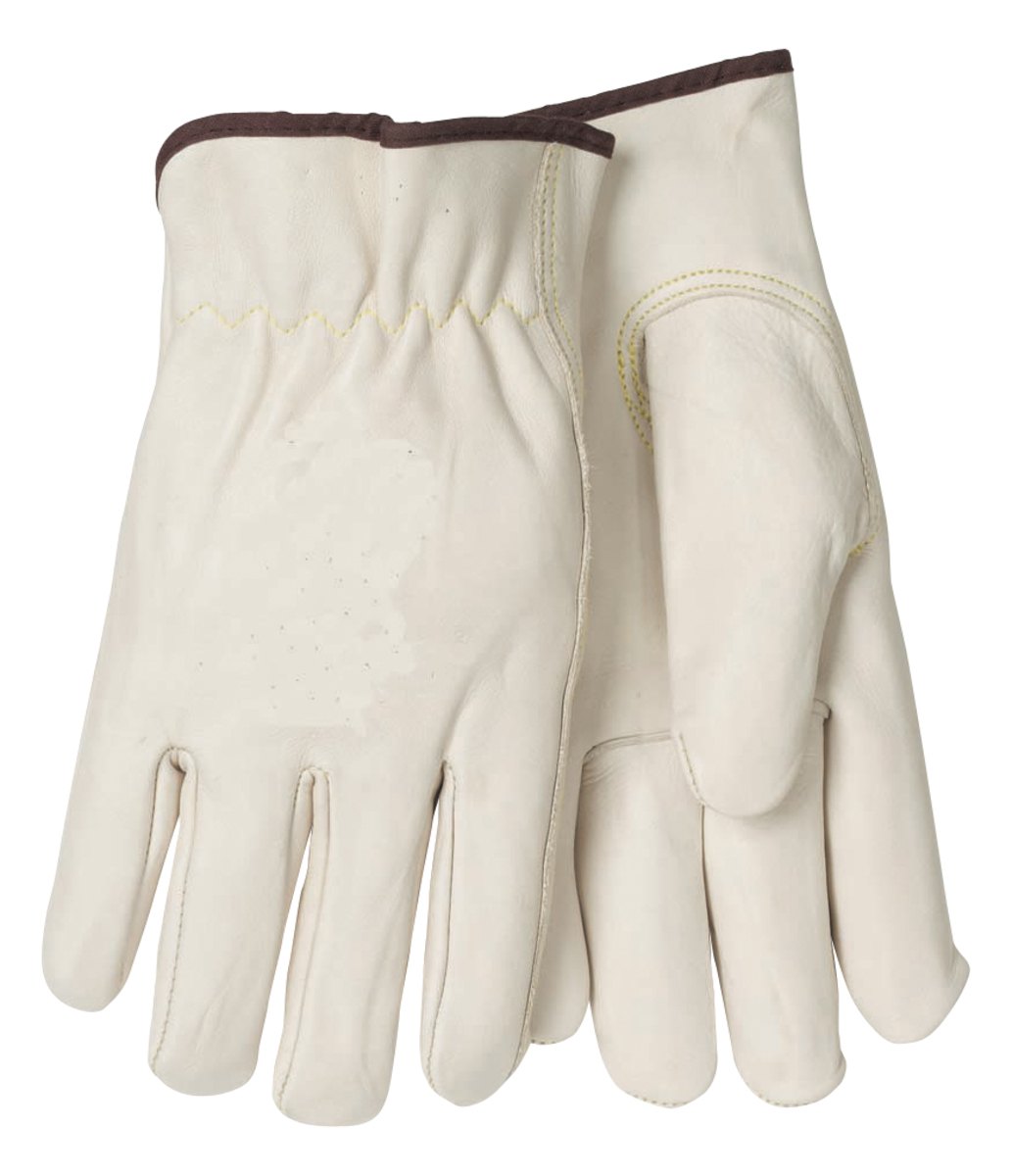 Tillman® Large Pearl Standard Top Grain Cowhide Unlined Drivers Gloves