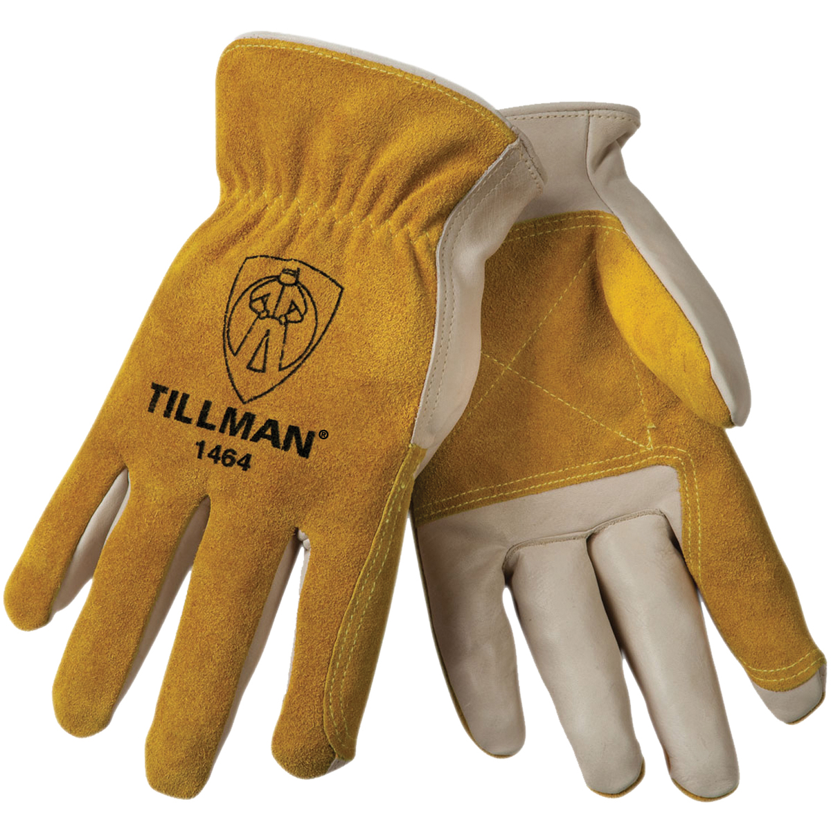 Tillman® Pearl And Bourbon Split Grain/Top Grain Cowhide Unlined Drivers Gloves With DuPont™ Kevlar® Stitching