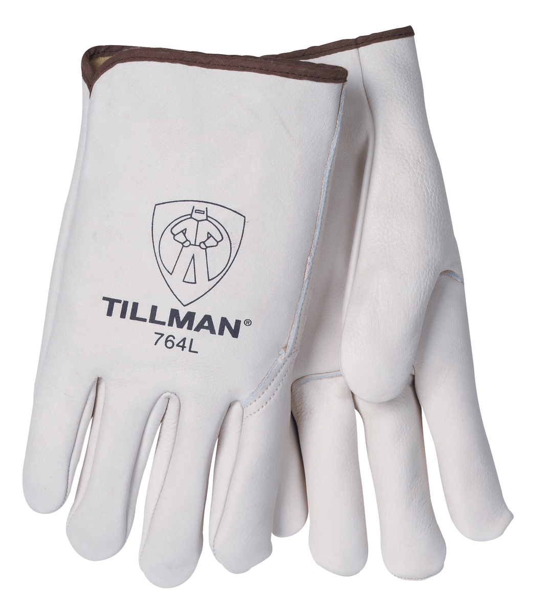 Tillman® Small Pearl Heavy Duty Top Grain Cowhide Unlined Drivers Gloves With DuPont™ Kevlar® Stitching