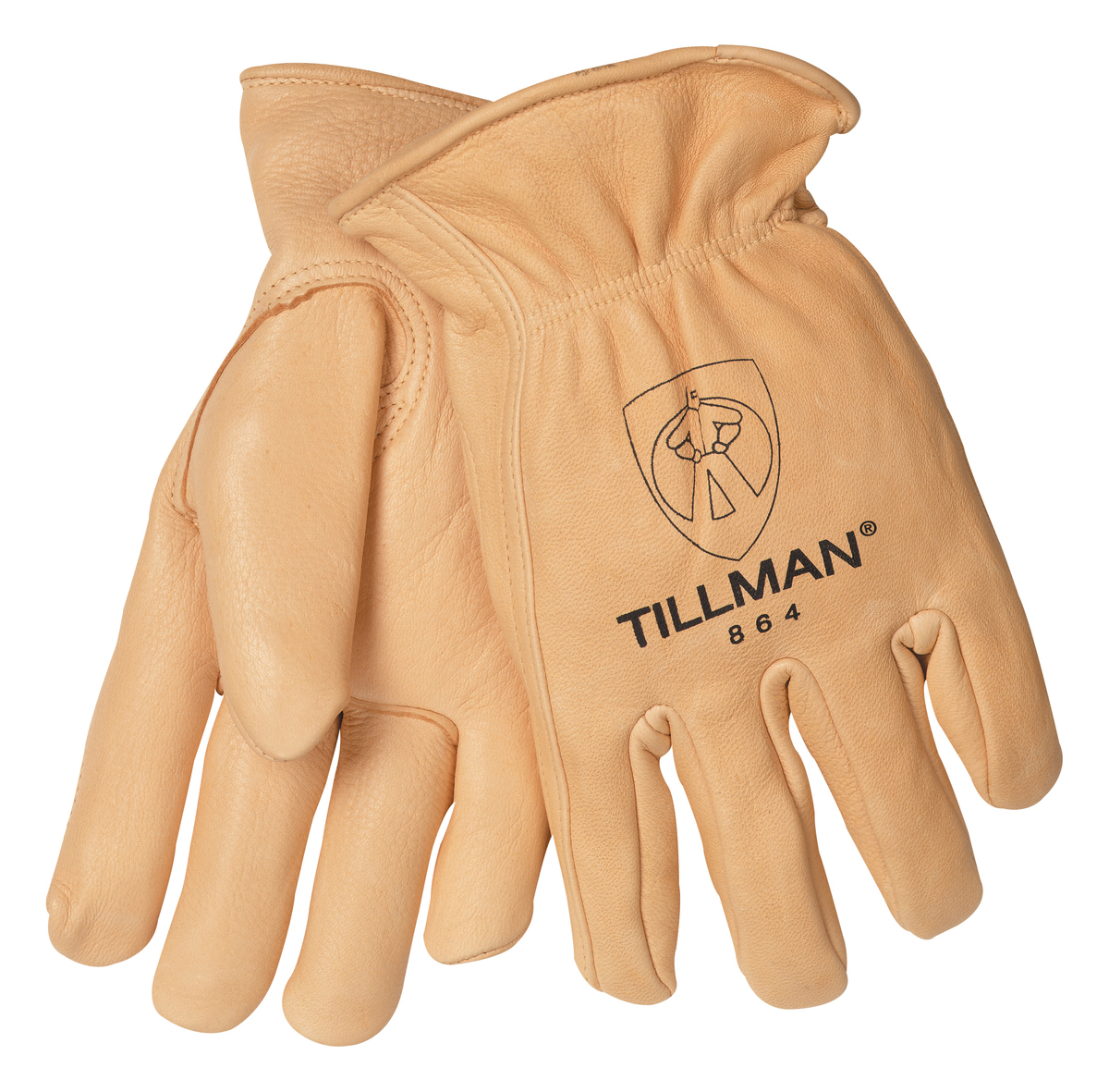 Tillman® Tan Top Grain Deerskin Unlined Drivers Gloves