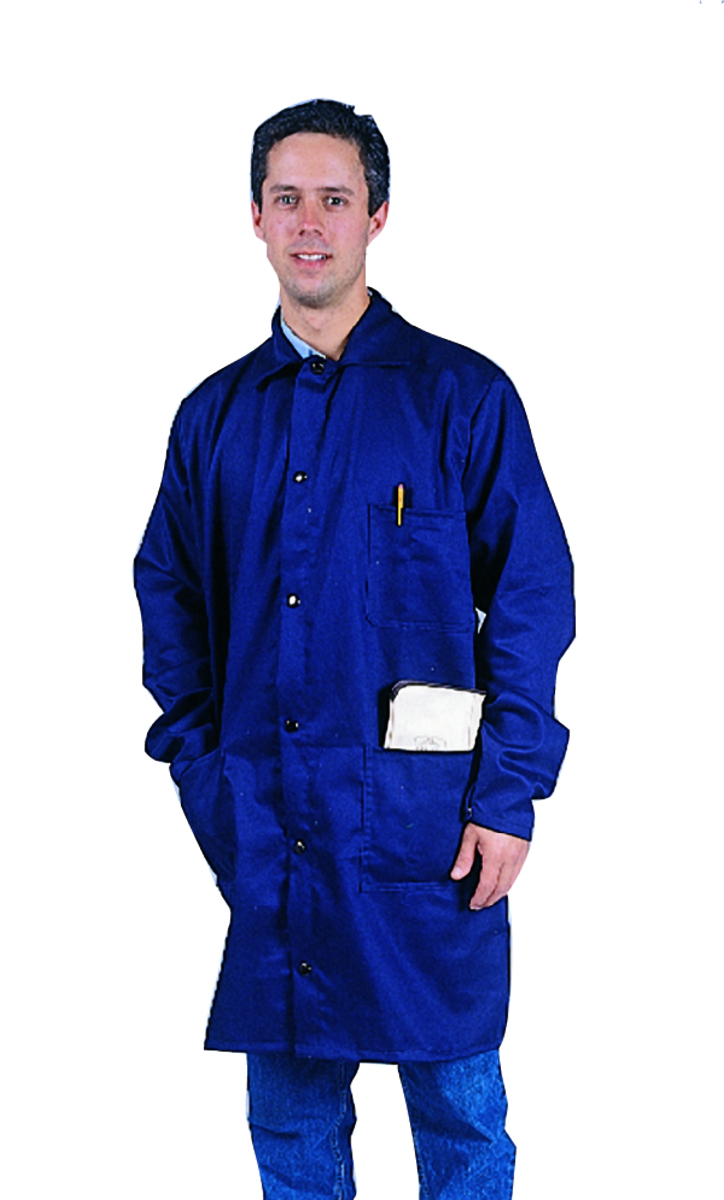 Tillman® X-Large Navy Blue Cotton FR-7A® Westex® Jacket With Snap Front Closure