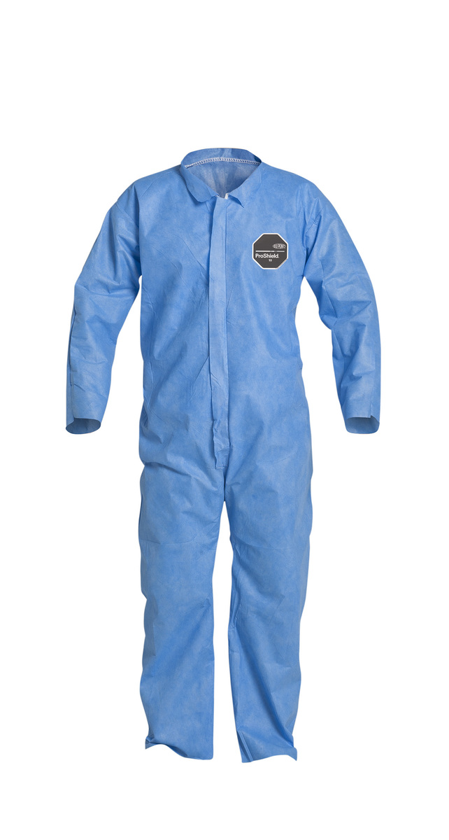 DuPont Large Blue ProShield 10 SMS Disposable Coveral DPPPB120SBULG00 for sale online at autumn supply