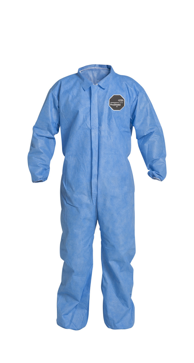 DuPont™ Large Blue ProShield® 10 SMS Disposable Coveralls (Availability restrictions apply.)