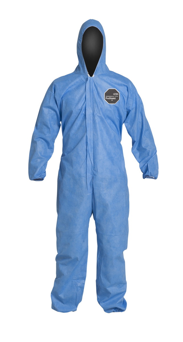 DuPont™ X-Large Blue ProShield® 10 SMS Disposable Coveralls (Availability restrictions apply.)
