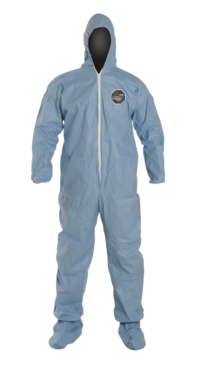 DuPont™ 6X Blue Proshield® 6 SFR Tempro® Disposable Coveralls (Availability restrictions apply.)