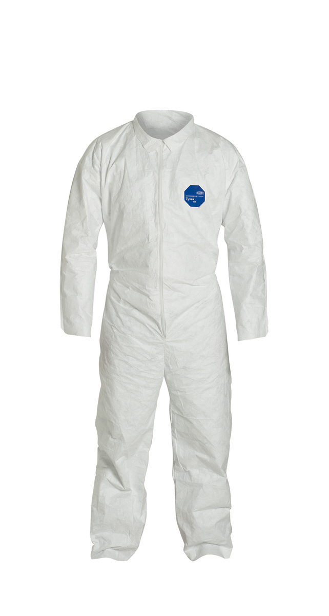 DuPont™ Large White Tyvek® 400 Disposable Coveralls (Availability restrictions apply.)