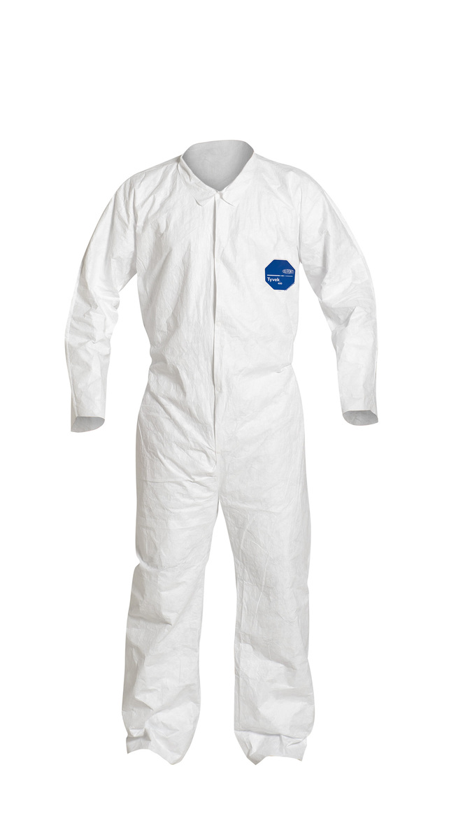 DuPont XLarge White Tyvek 400 Disposable Coveralls DPPTY151SWHXL00 for sale online at autumn supply