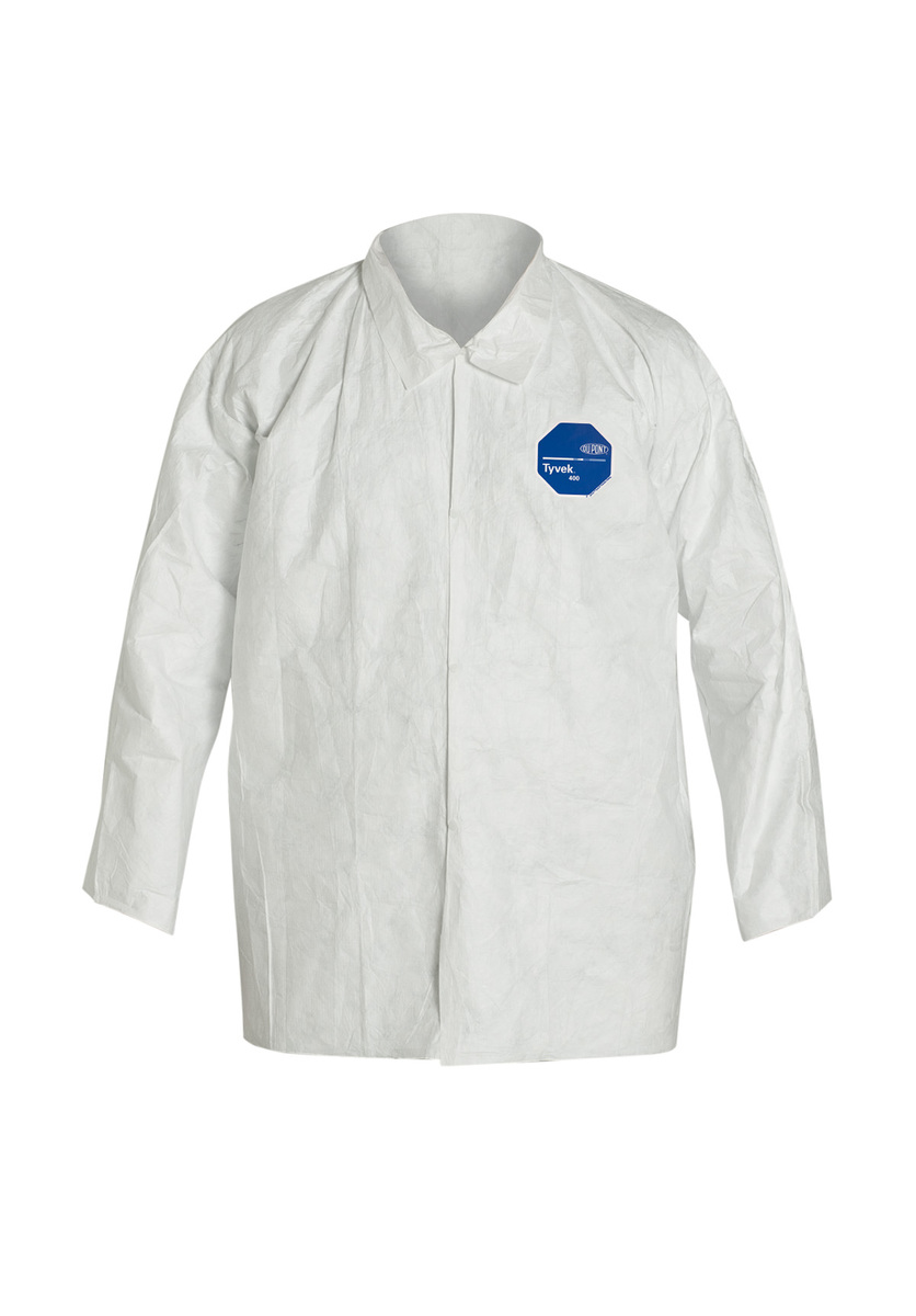 DuPont™ 7X White Tyvek® 400 Disposable Shirt (Availability restrictions apply.) DuPont™ 7X White Tyvek® 400 Disposable Shirt (Availability restrictions apply.)