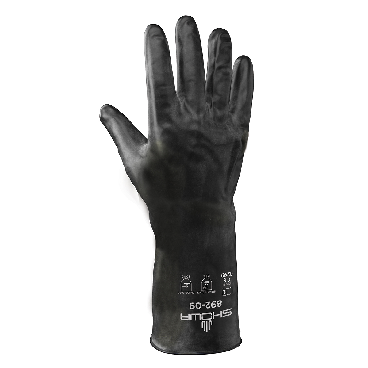 SHOWA Black 12 mil Viton Chemical Resistant Gloves B13892-11 for sale online at autumn supply