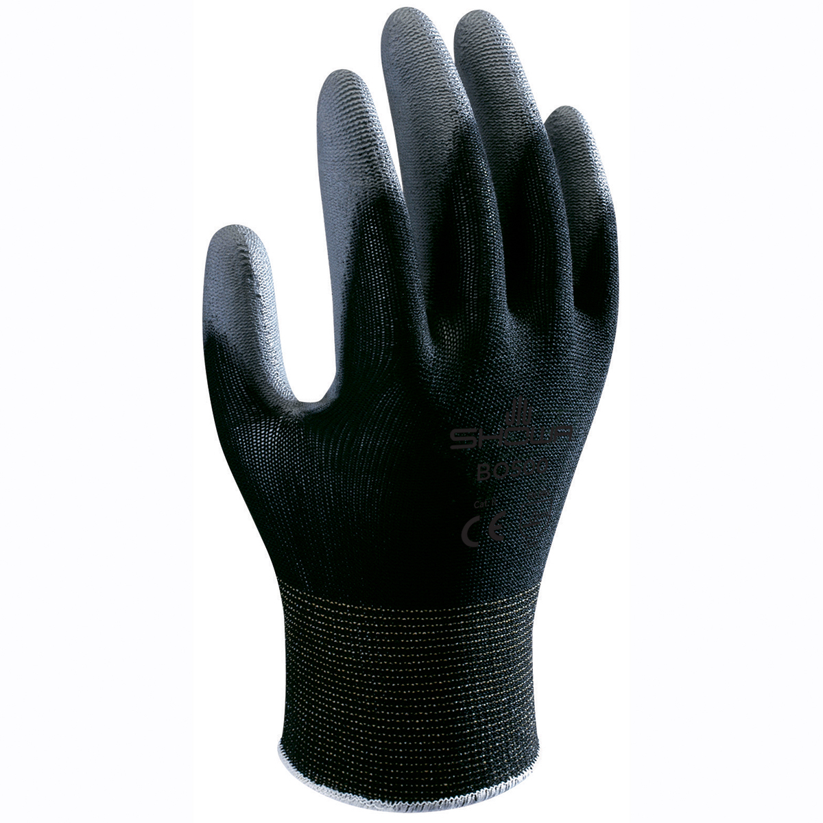 SHOWA® 13 Gauge Polyurethane Palm Coated Work Gloves With Nylon Knit Liner And Knit Wrist