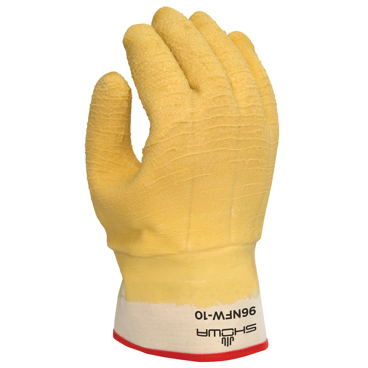 SHOWA® Size 10 Yellow Natural Rubber Cotton/Foam Insulation Lined Cold Weather Gloves