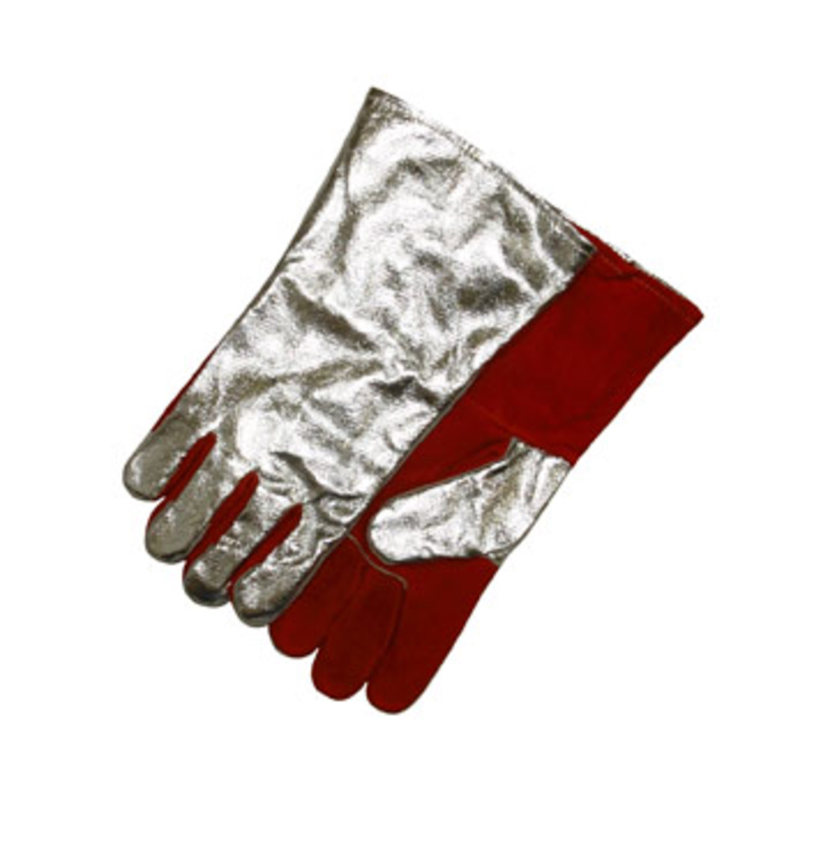 Stanco Safety Products™ X-Large Aluminum Leather Rayon Flame Resistant Aluminzed Welding Gloves