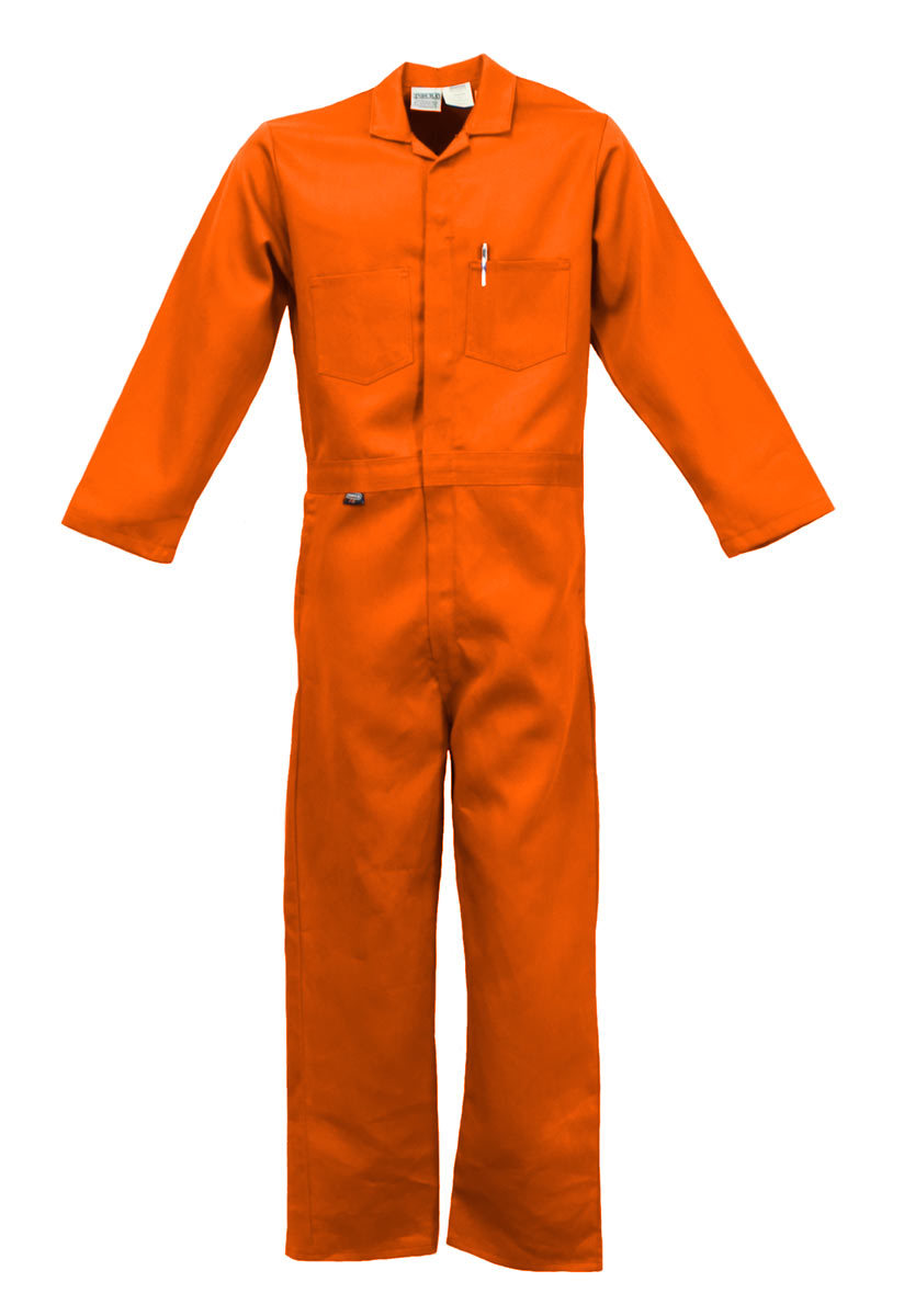 Stanco Safety Products™ Size 6X Orange Indura® Arc Rated Flame Resistant Coveralls With Front Zipper Closure