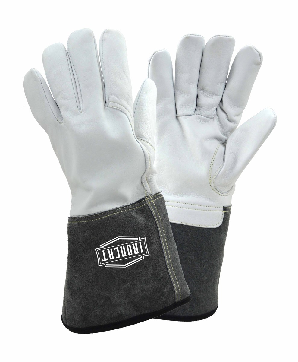 PIP® 2X Ironcat® Leather And Kidskin Cut Resistant Gloves With Keystone Thumb