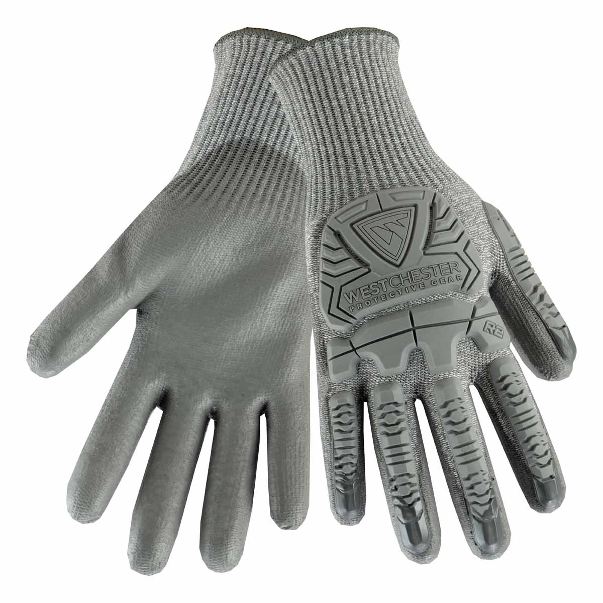 PIP® 2X R2 Silver Fox™ 13 Gauge High Performance Polyethylene Blend Cut Resistant Glove With Polyurethane Coated Palm