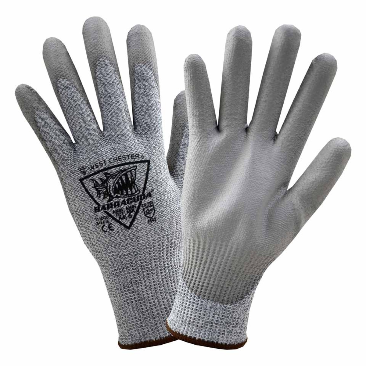 PIP® Large Barracuda® 13 Gauge High Performance Polyethylene Cut Resistant Gloves With Polyurethane Coating