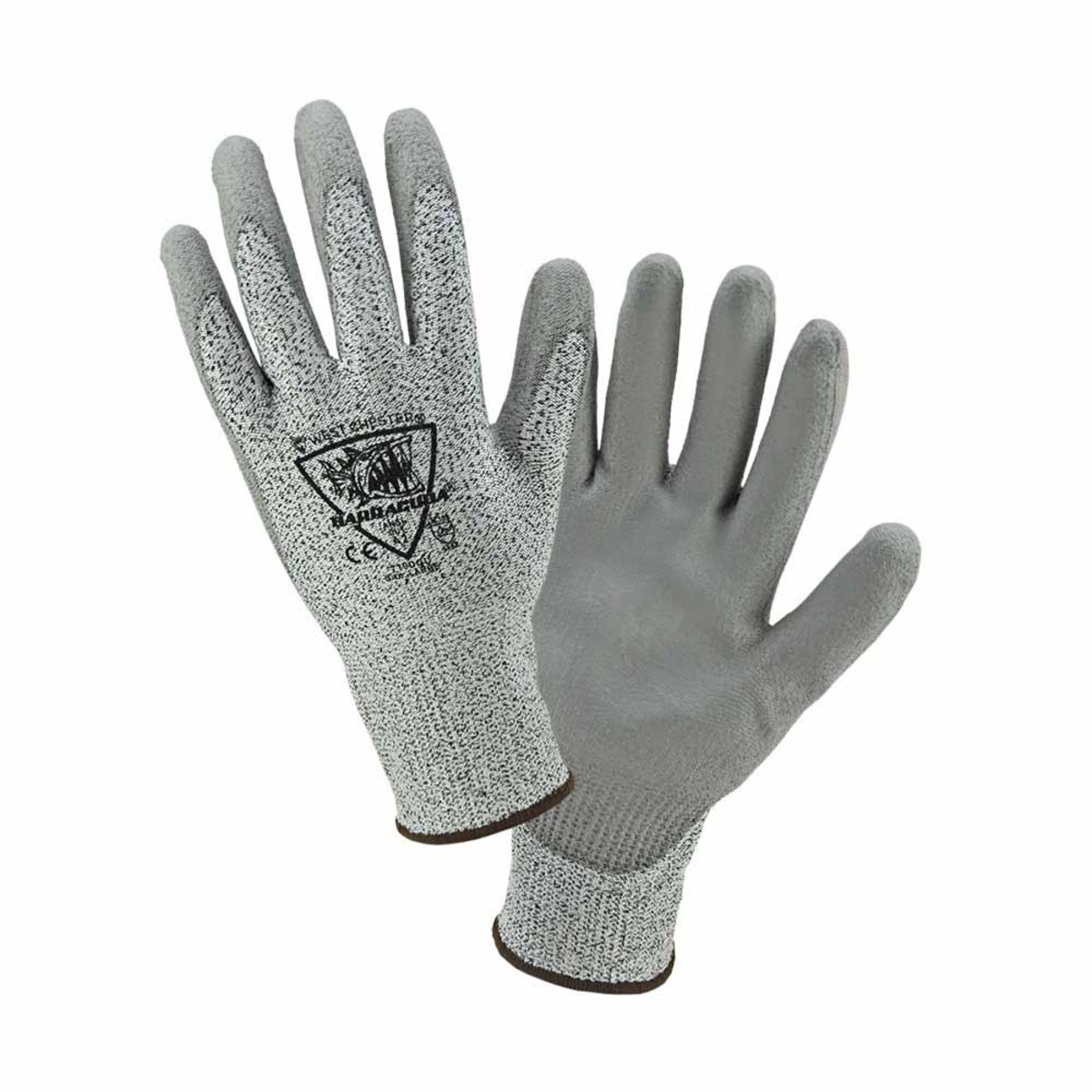 PIP® Large Barracuda® 13 Gauge High Performance Polyethylene Cut Resistant Gloves With Polyurethane Coating