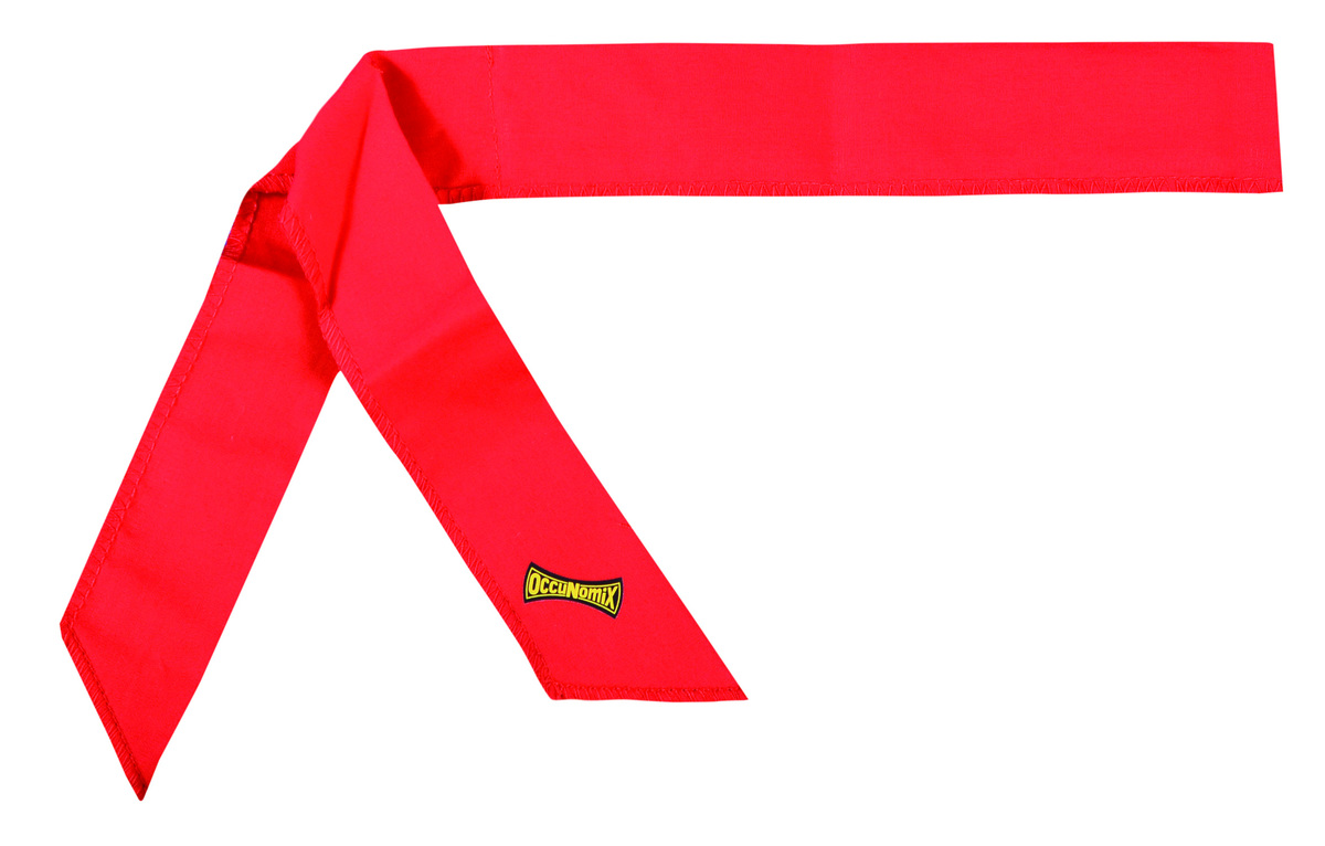 OccuNomix Red MiraCool Cotton Cooling Bandana OCC940-038 for sale online at autumn supply