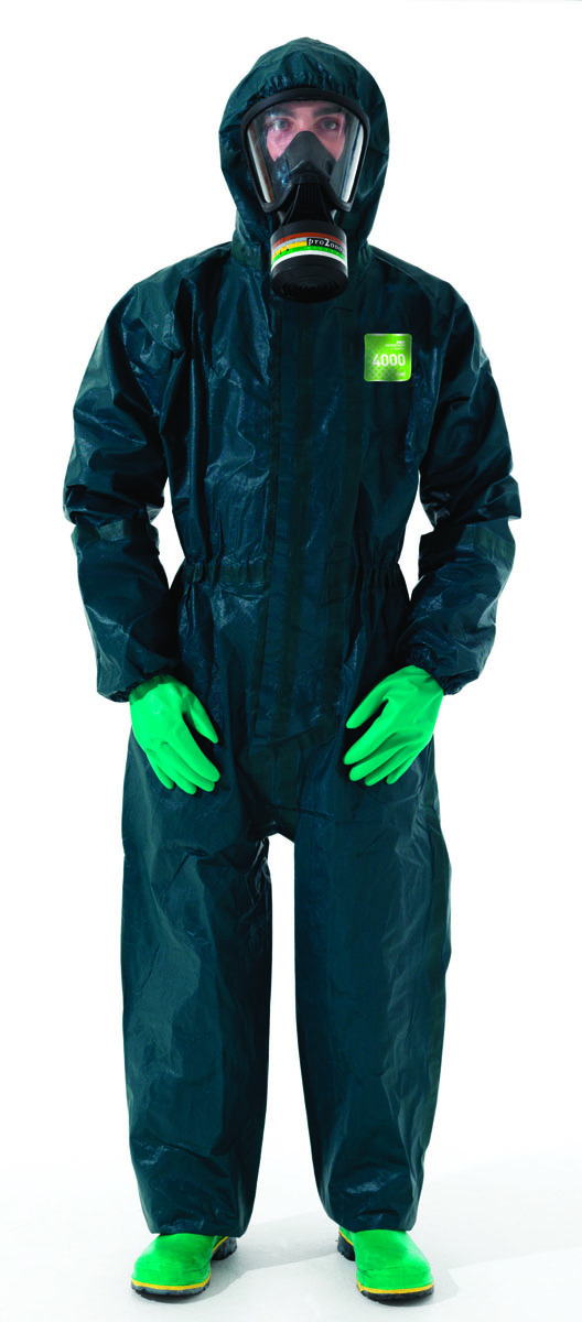 Ansell 2X Green MICROCHEM® by AlphaTec® Laminate Disposable Coveralls (Availability restrictions apply.)