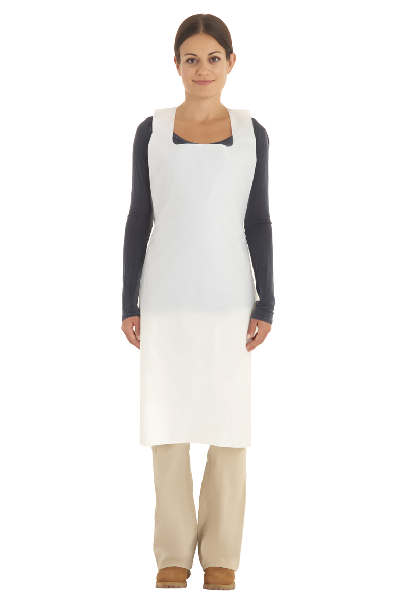 Ansell 28 X 45 White Polyethylene Disposable Apron ANE54-290-28X45 for sale online at autumn supply
