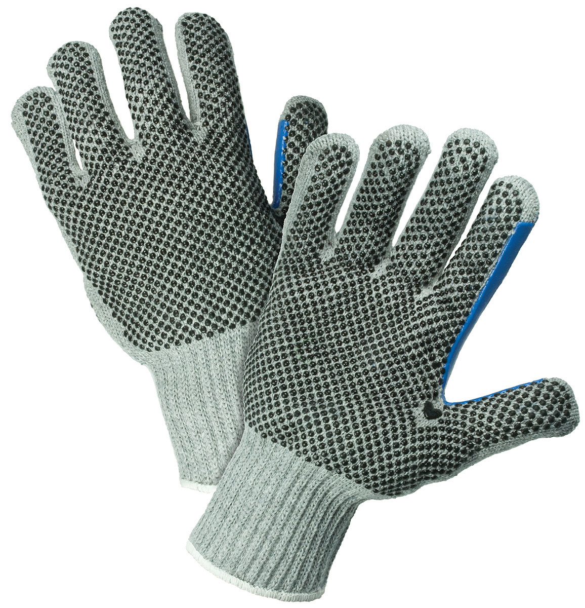 PIP® Gray Large Cotton And Polyester General Purpose Gloves With Knit Wrist