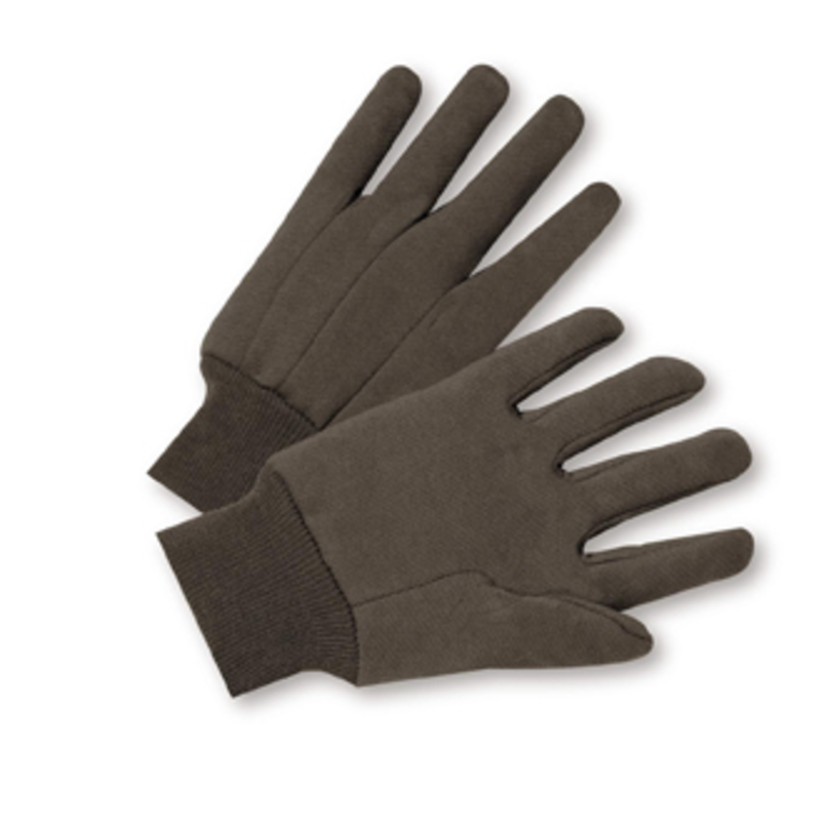 PIP® Brown Large Cotton General Purpose Gloves With Knit Wrist