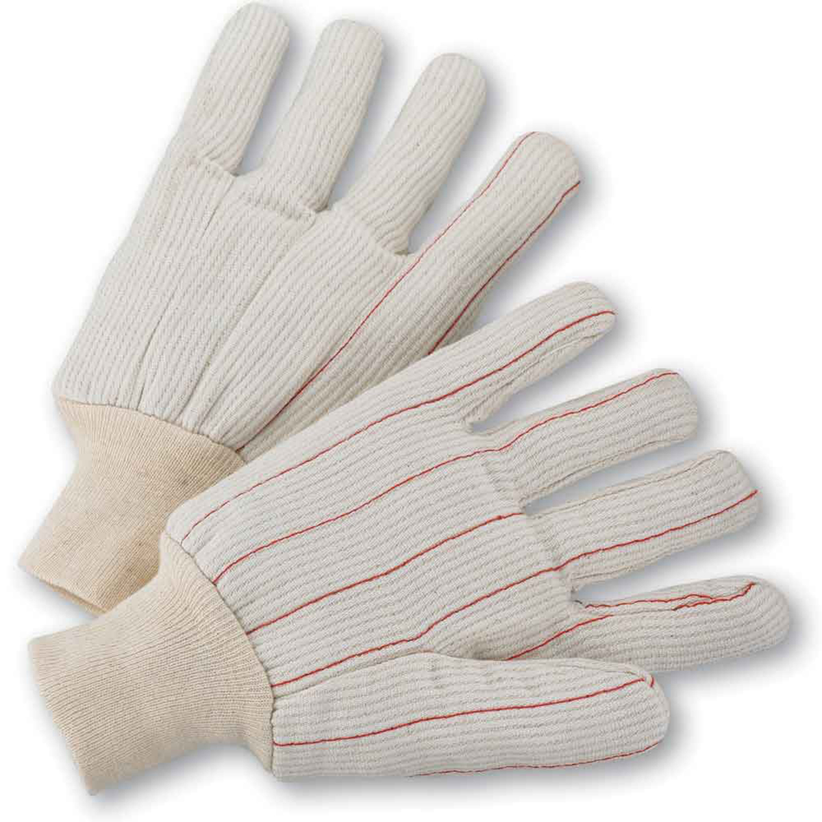 PIP® White Large Cotton And Polyester General Purpose Gloves With Knit Wrist